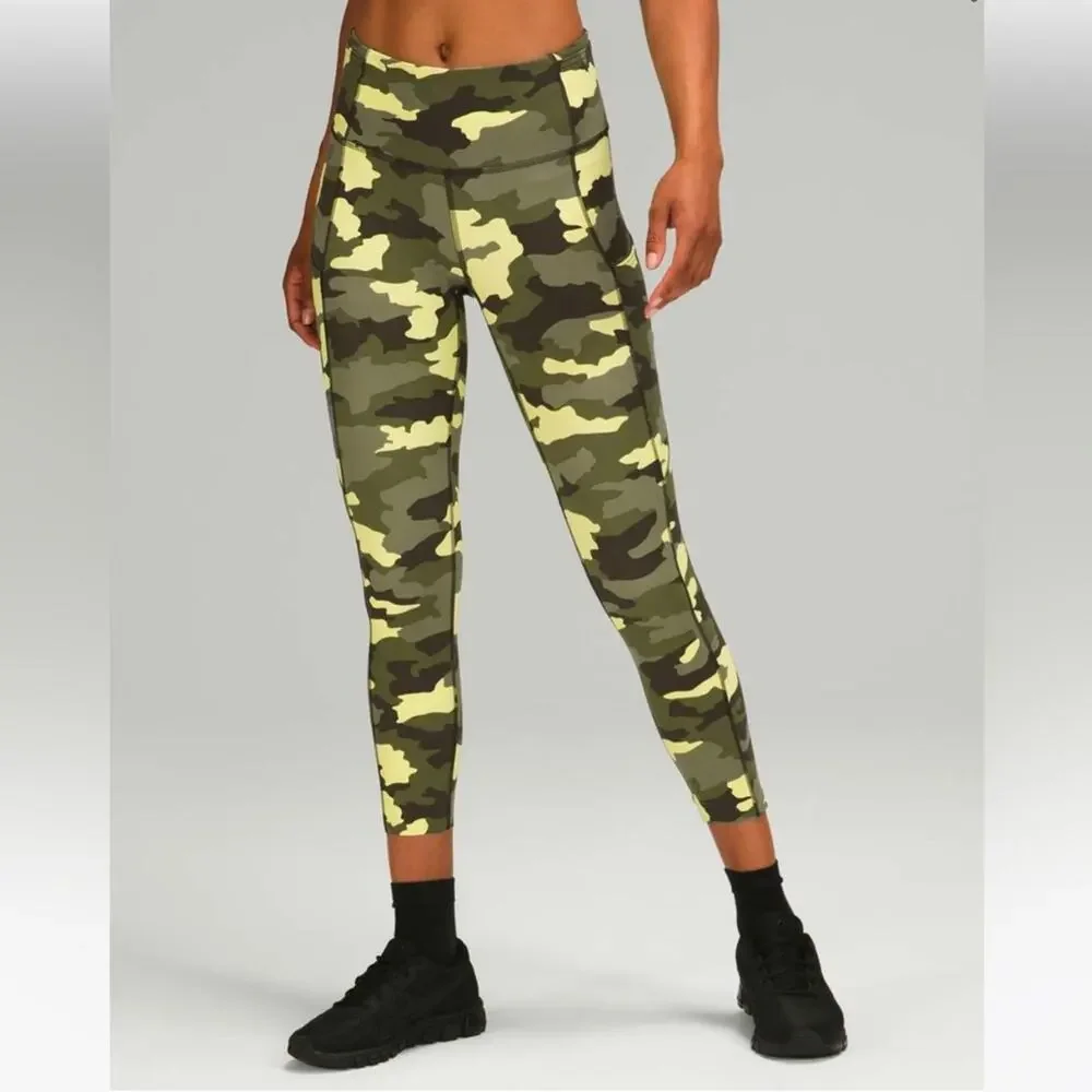 Lululemon Fast and Free High Rise Crop 23